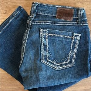 BKE (Buckle) Women’ Sabrina Mid Rise Boot Cut Stretch Jeans